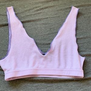 Crop top bra shirt
